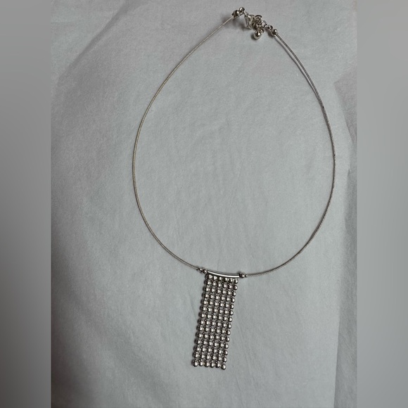 Express sterling silver chainmail mesh necklace - Picture 1 of 1